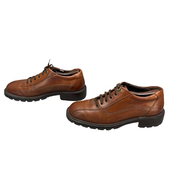 Cole Haan City Vintage Y2K Brown Leather Chunky Sole Casual Oxford Men 8.5 main image 6